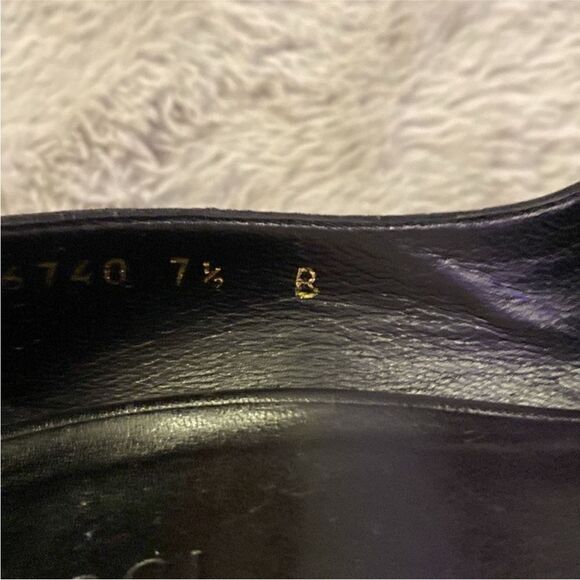 Gucci Elegant Black Women's Heels, US7,5 - Picture 10 of 10